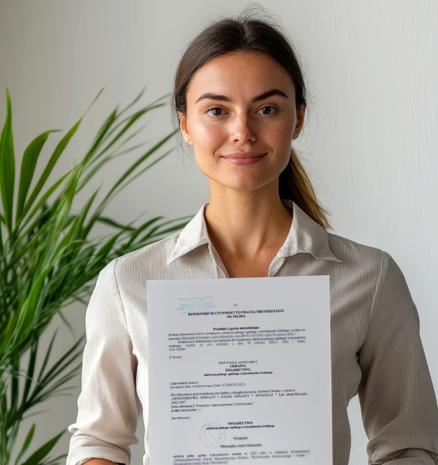 присяжний переклад польською мовою усіх документів